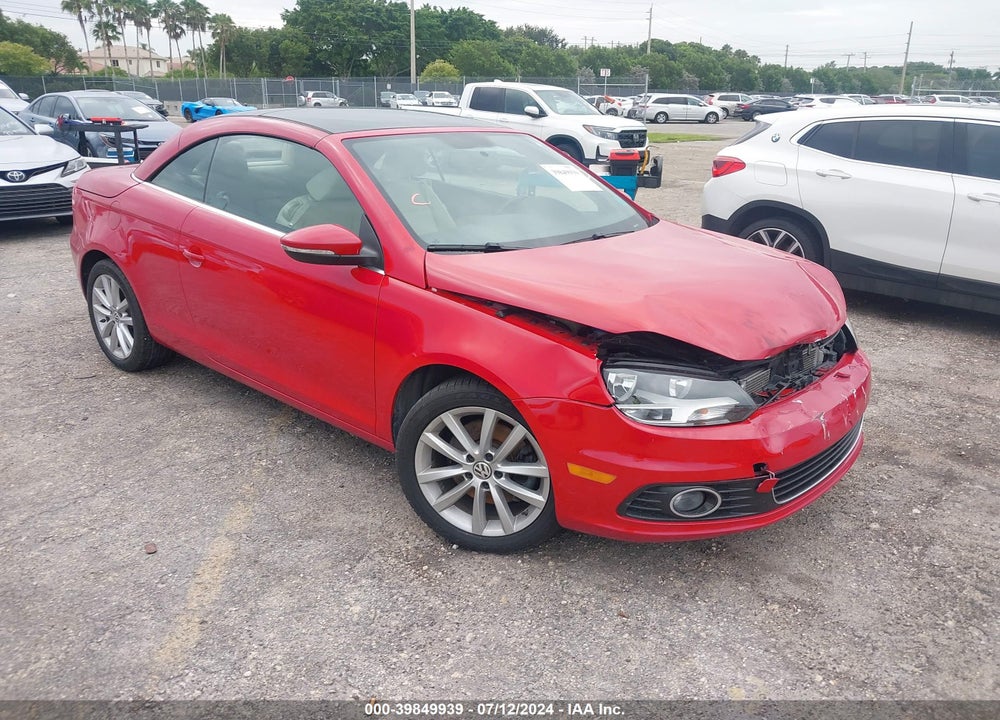 2014 VOLKSWAGEN EOS KOMFORT VIN: WVWBW8AH0EV005736