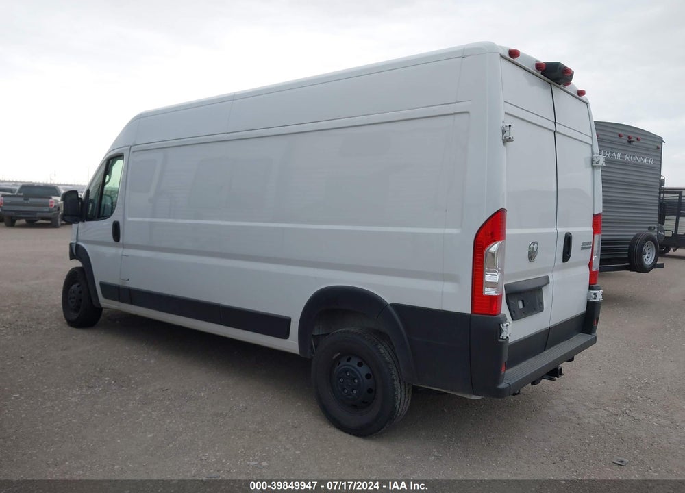 2023 RAM PROMASTER 3500 HIGH ROOF 159 WB VIN: 3C6MRVHGXPE517174