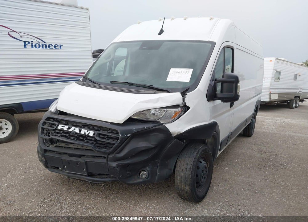 2023 RAM PROMASTER 3500 HIGH ROOF 159 WB VIN: 3C6MRVHGXPE517174