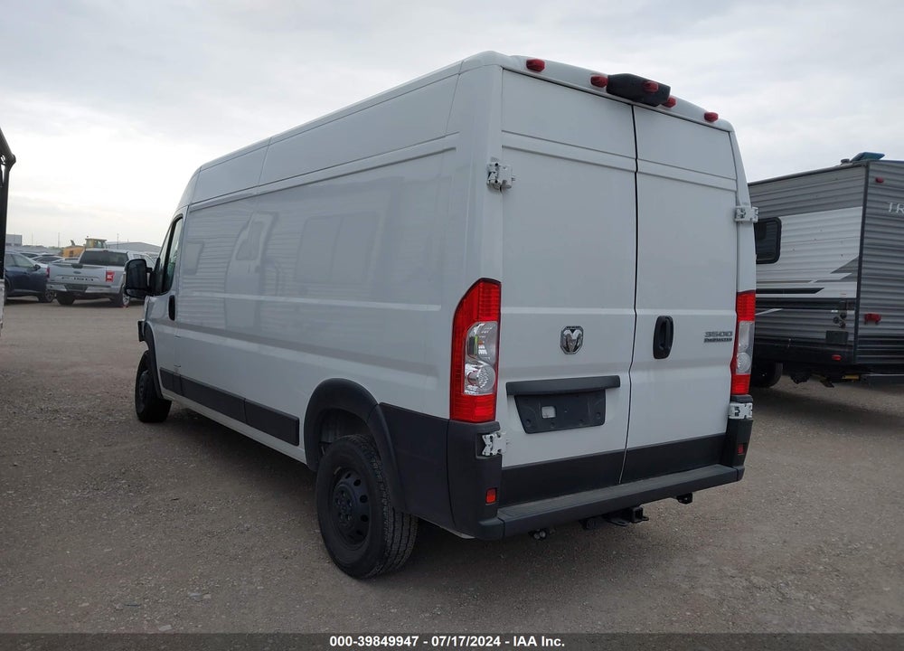 2023 RAM PROMASTER 3500 HIGH ROOF 159 WB VIN: 3C6MRVHGXPE517174