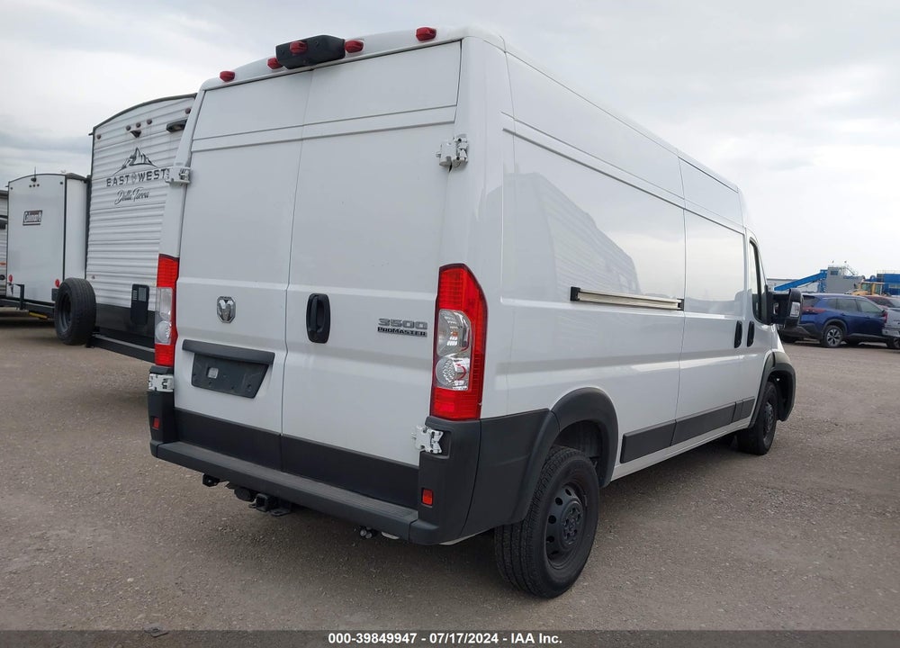 2023 RAM PROMASTER 3500 HIGH ROOF 159 WB VIN: 3C6MRVHGXPE517174
