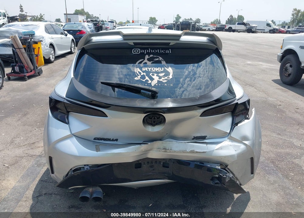 2019 TOYOTA COROLLA XSE VIN: JTNK4RBE9K3037913