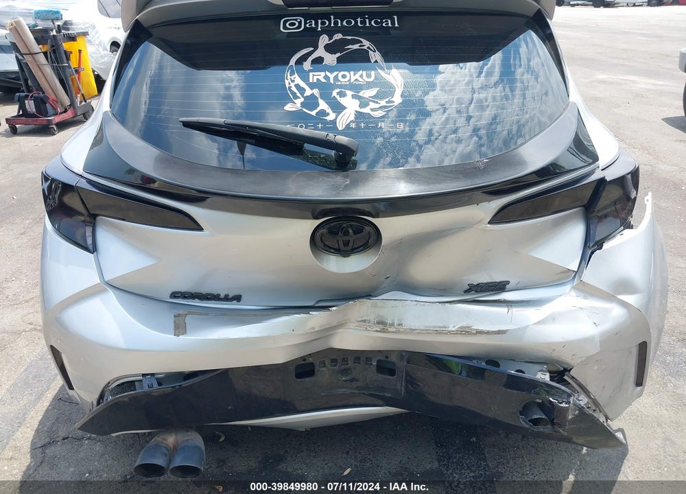 2019 TOYOTA COROLLA XSE VIN: JTNK4RBE9K3037913