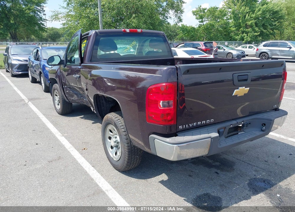 2008 CHEVROLET SILVERADO 1500 WORK TRUCK VIN: 1GCEC14X38Z208391