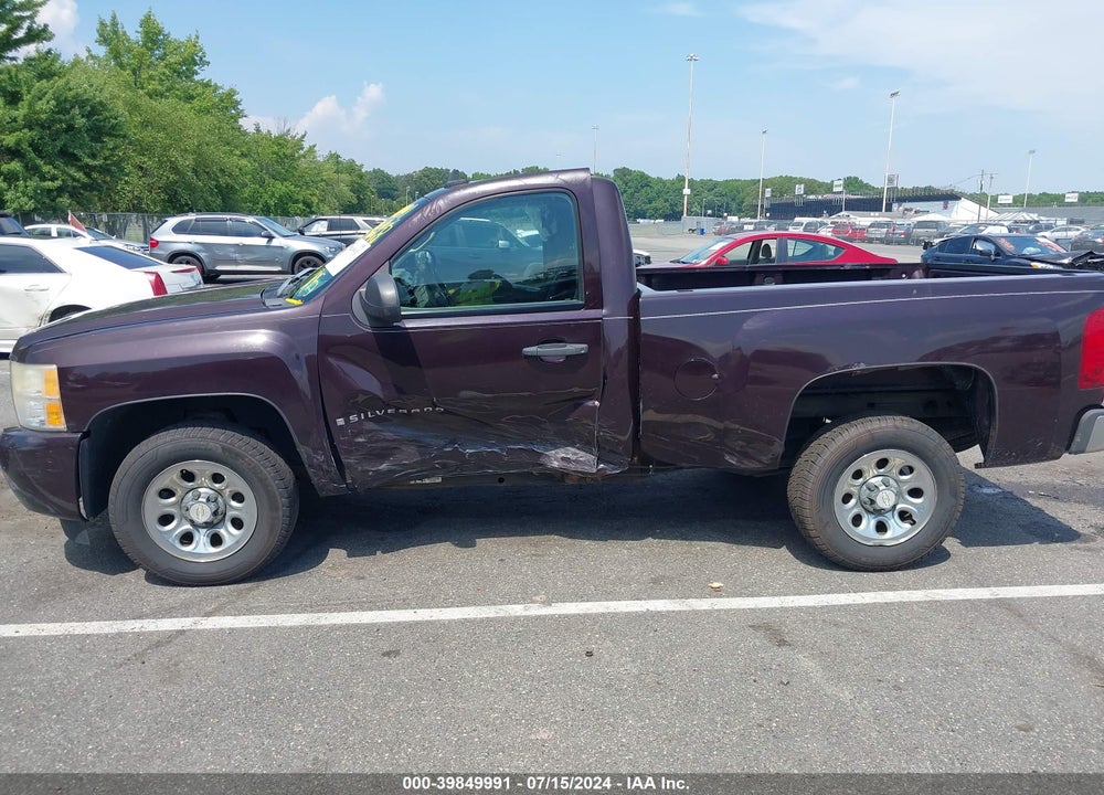 2008 CHEVROLET SILVERADO 1500 WORK TRUCK VIN: 1GCEC14X38Z208391
