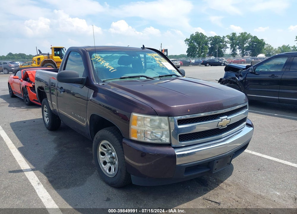 2008 CHEVROLET SILVERADO 1500 WORK TRUCK VIN: 1GCEC14X38Z208391