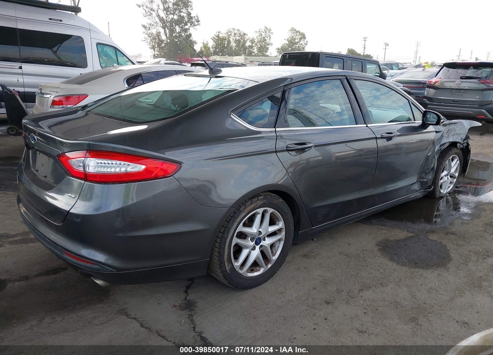 2016 FORD FUSION SE VIN: 3FA6P0H77GR117212