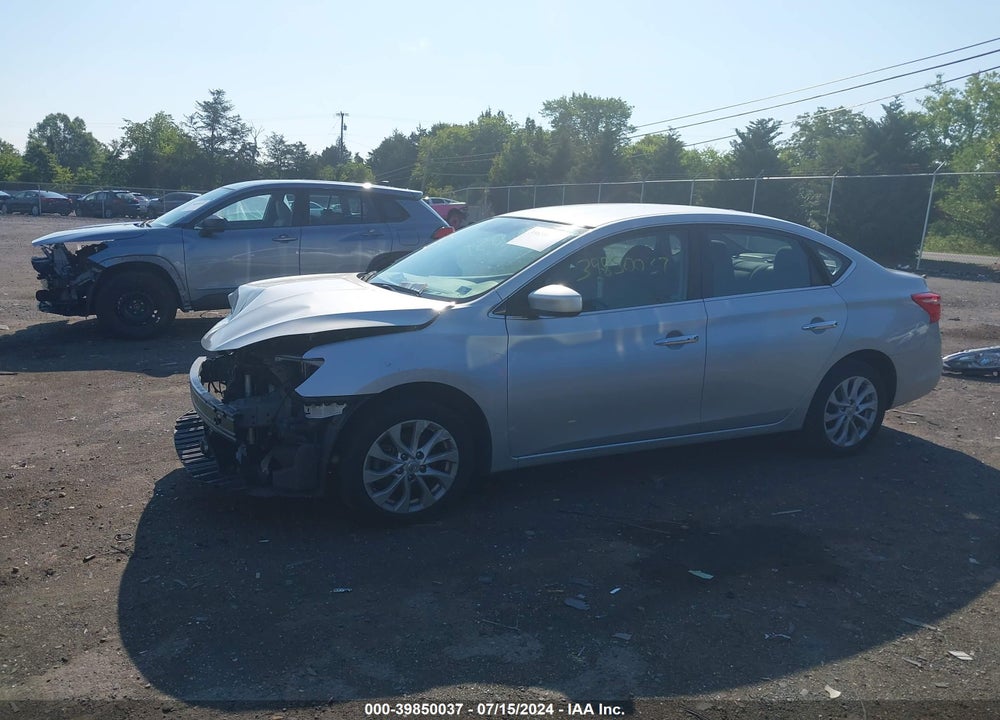 2019 NISSAN SENTRA SV VIN: 3N1AB7AP7KY258336