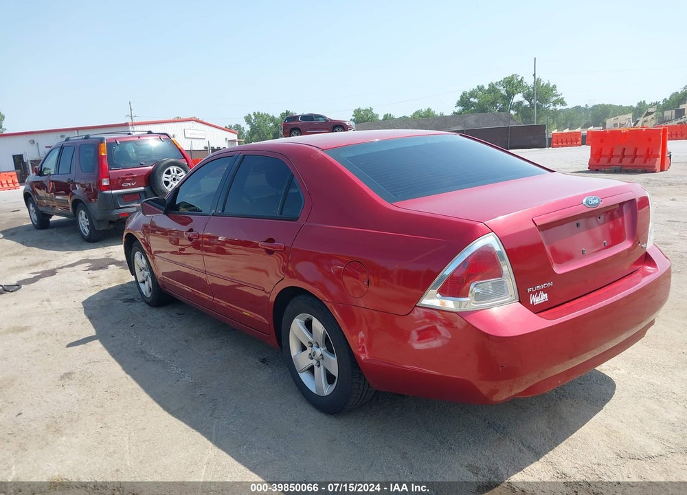 2006 FORD FUSION SE VIN: 3FAFP07ZX6R139691