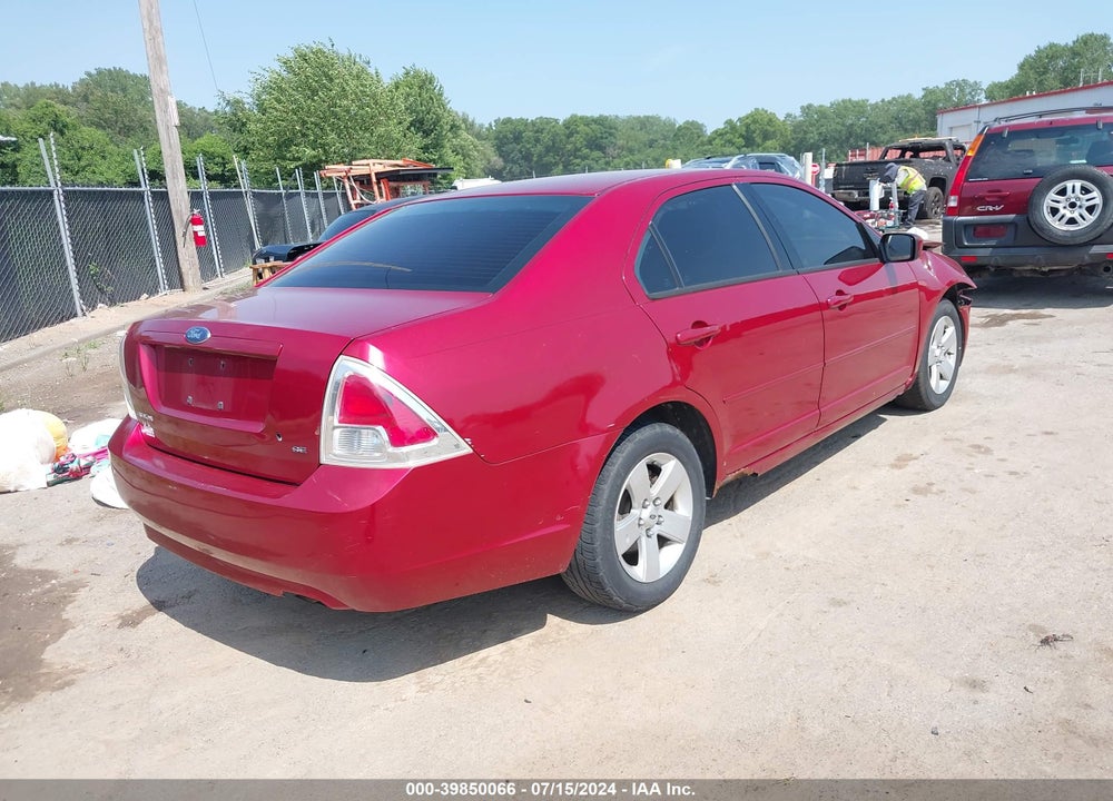 2006 FORD FUSION SE VIN: 3FAFP07ZX6R139691