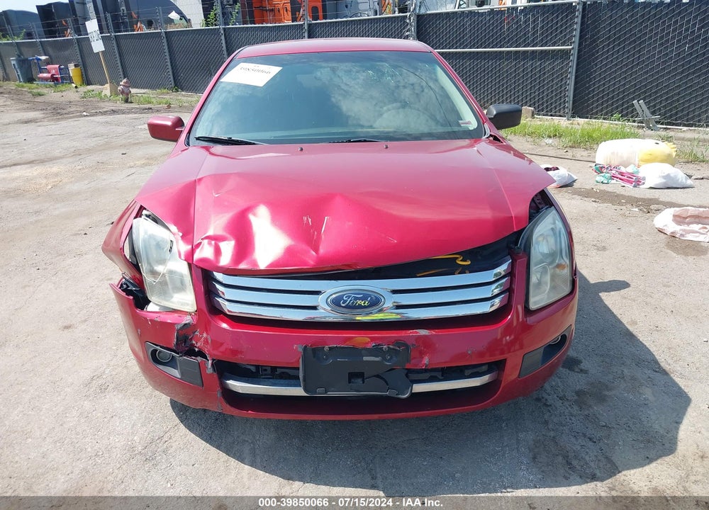 2006 FORD FUSION SE VIN: 3FAFP07ZX6R139691