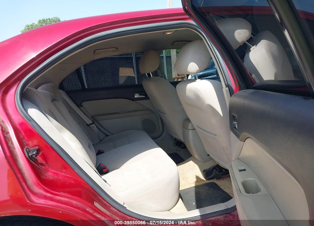 2006 FORD FUSION SE VIN: 3FAFP07ZX6R139691