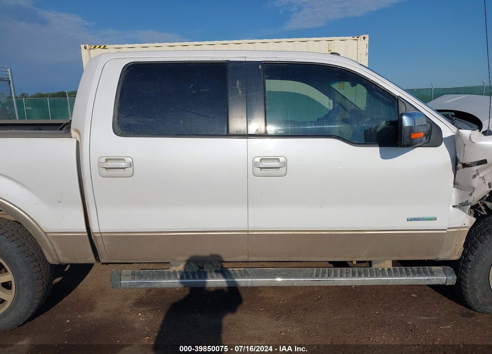 2012 FORD F-150 KING RANCH VIN: 1FTFW1ET2CKD78170