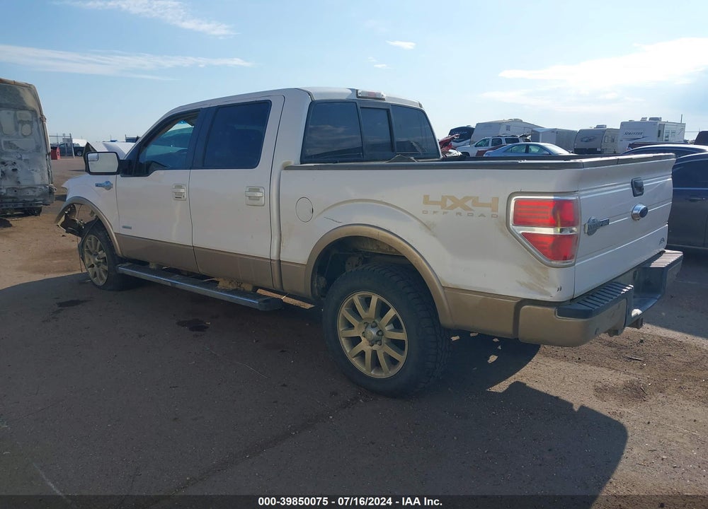 2012 FORD F-150 KING RANCH VIN: 1FTFW1ET2CKD78170