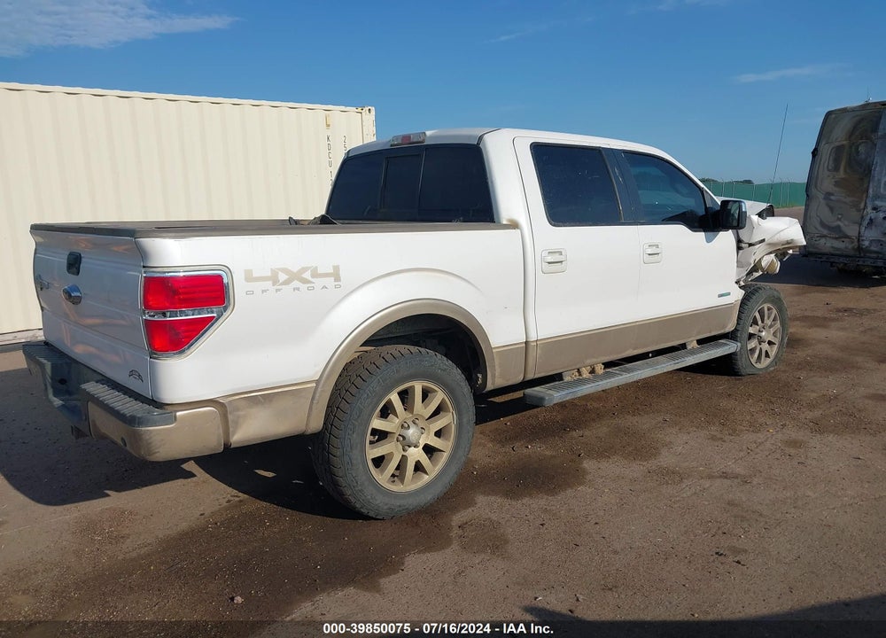 2012 FORD F-150 KING RANCH VIN: 1FTFW1ET2CKD78170