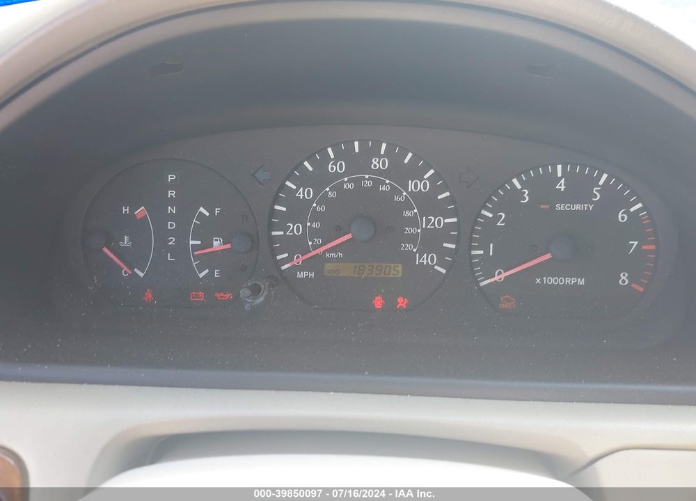 1999 TOYOTA CAMRY SOLARA SLE VIN: 2T1CF22P4XC202079