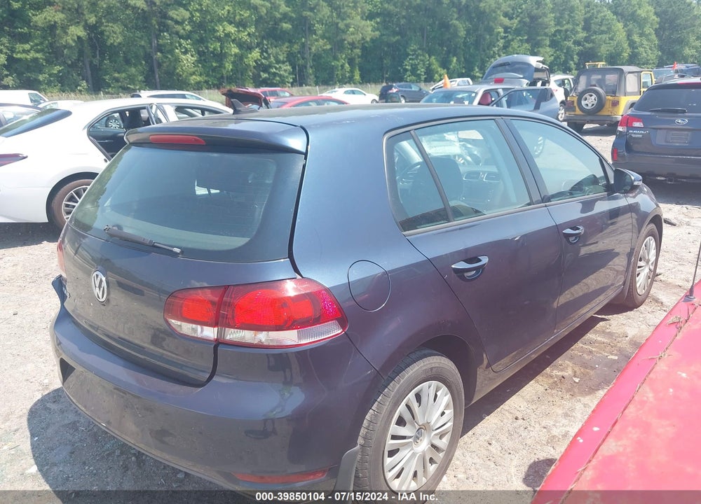 2012 VOLKSWAGEN GOLF 2.5L 4-DOOR VIN: WVWDB7AJ3CW310169