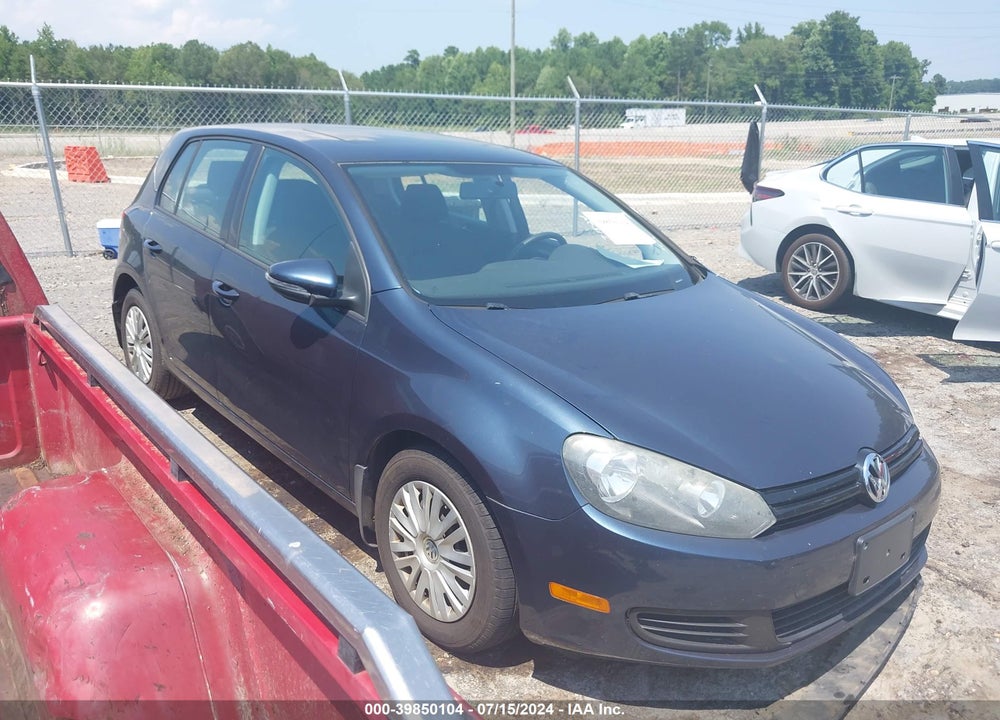 2012 VOLKSWAGEN GOLF 2.5L 4-DOOR VIN: WVWDB7AJ3CW310169