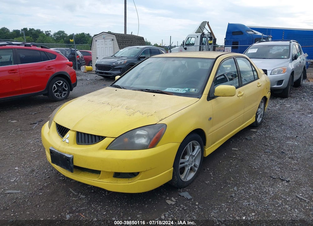 2004 MITSUBISHI LANCER RALLIART VIN: JA3AJ66F74U050763
