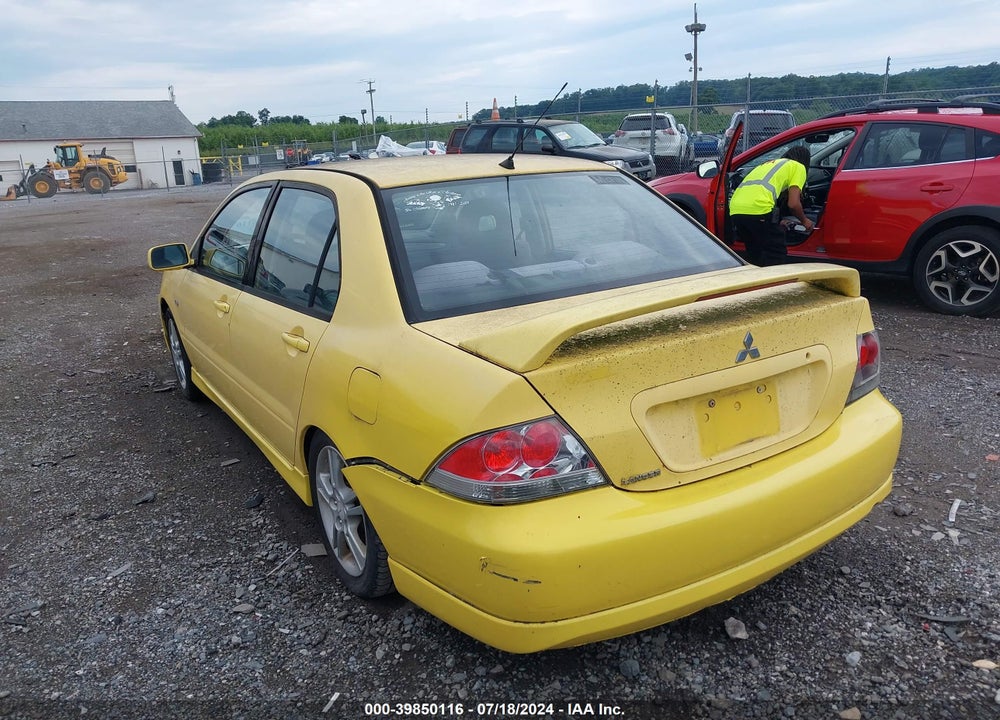 2004 MITSUBISHI LANCER RALLIART VIN: JA3AJ66F74U050763
