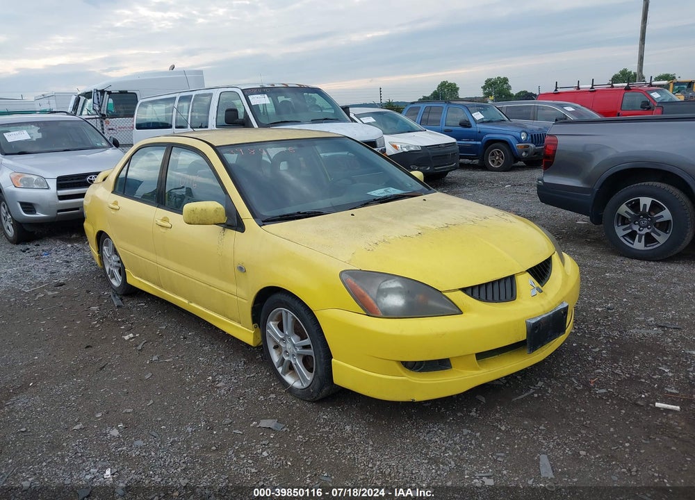 2004 MITSUBISHI LANCER RALLIART VIN: JA3AJ66F74U050763