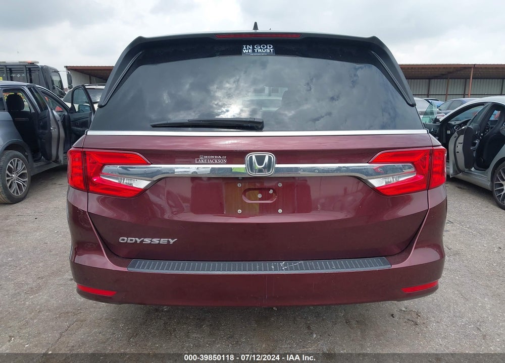 2019 HONDA ODYSSEY EX-L VIN: 5FNRL6H76KB039215