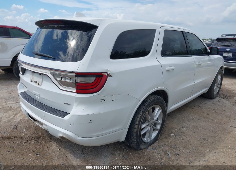 2022 DODGE DURANGO GT AWD VIN: 1C4RDJDG8NC220033
