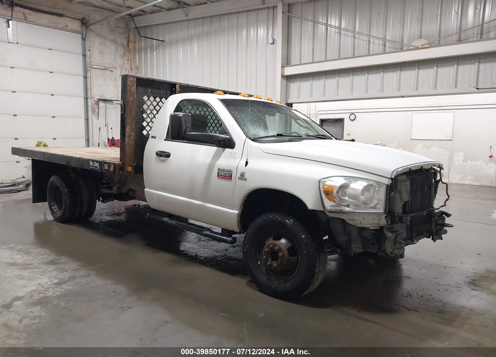 2007 DODGE RAM 3500 HD CHASSIS ST/SLT VIN: 3D6WH46A07G843304