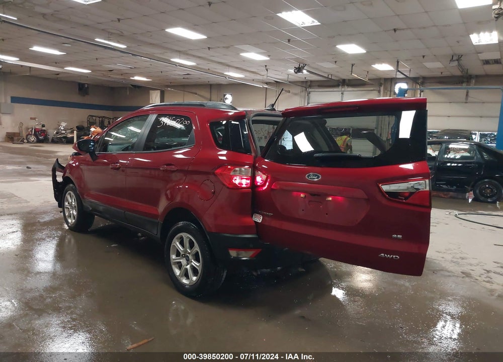 2018 FORD ECOSPORT SE VIN: MAJ6P1UL9JC227113