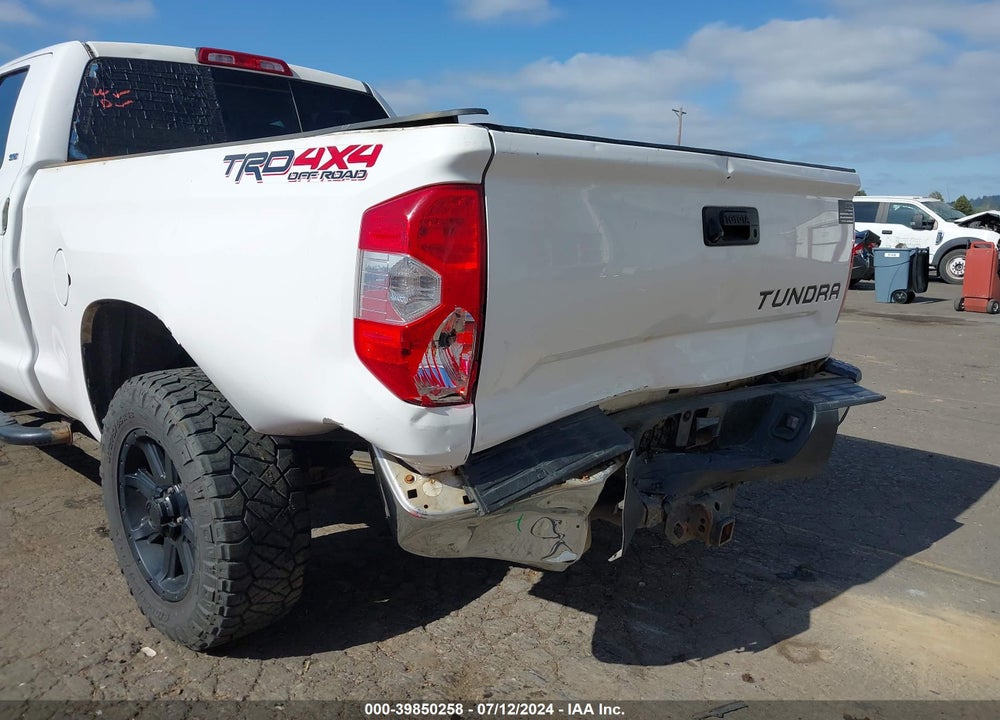 2016 TOYOTA TUNDRA SR5 5.7L V8 VIN: 5TFUY5F19GX545123