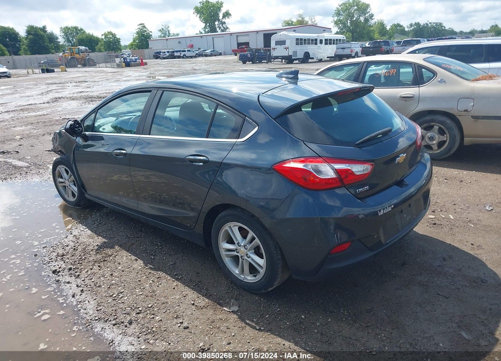 2017 CHEVROLET CRUZE LT AUTO VIN: 3G1BE6SM8HS530386