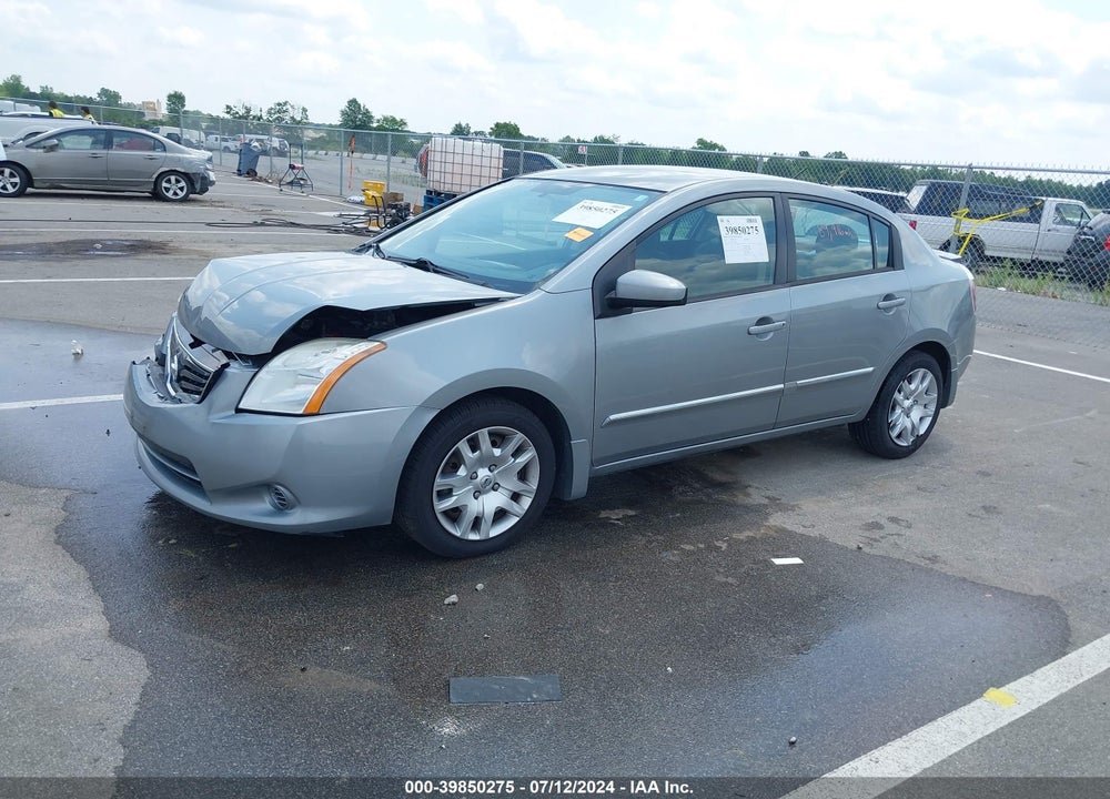 2012 NISSAN SENTRA 2.0 S VIN: 3N1AB6AP0CL742504