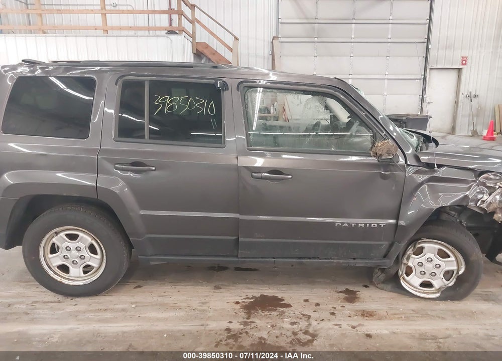 2016 JEEP PATRIOT SPORT VIN: 1C4NJRBB2GD684025