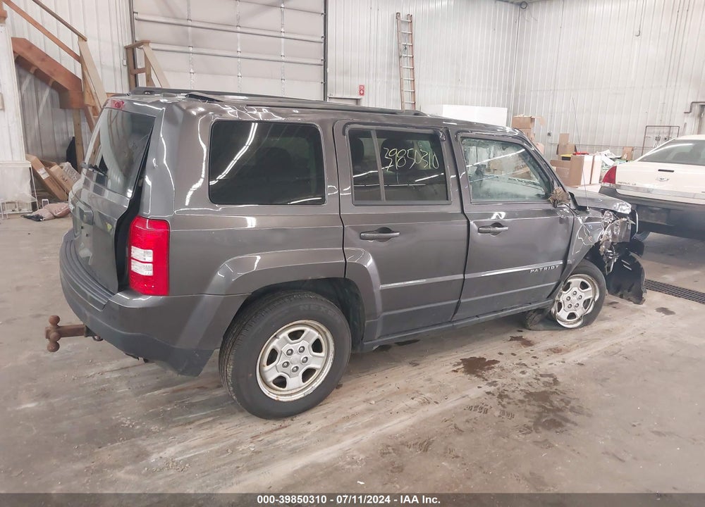2016 JEEP PATRIOT SPORT VIN: 1C4NJRBB2GD684025