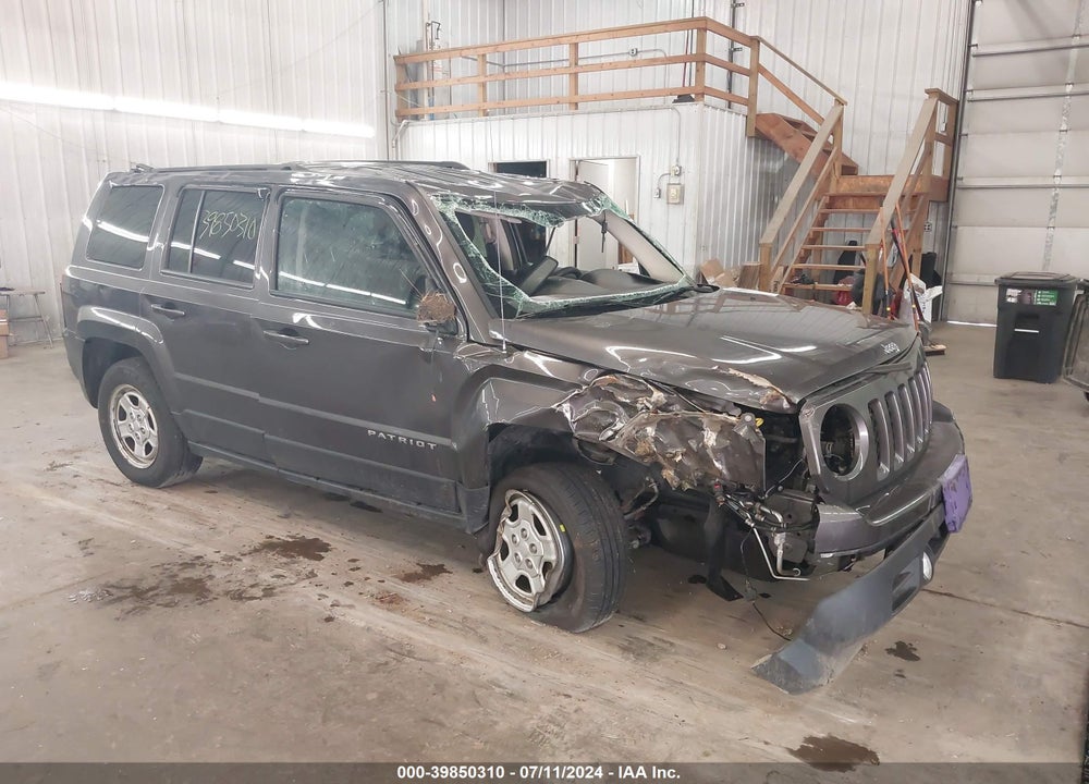 2016 JEEP PATRIOT SPORT VIN: 1C4NJRBB2GD684025