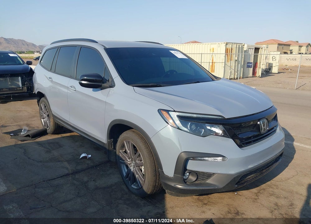 2022 HONDA PILOT AWD SPORT VIN: 5FNYF6H39NB092320
