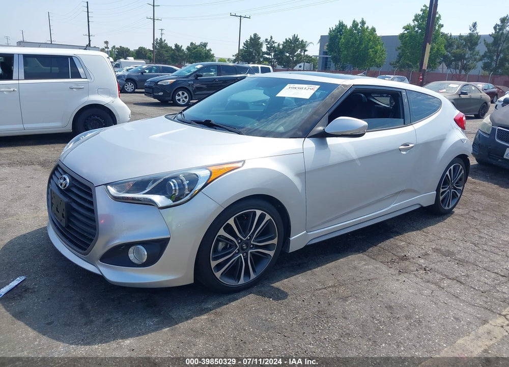 2016 HYUNDAI VELOSTER TURBO VIN: KMHTC6AE6GU260385