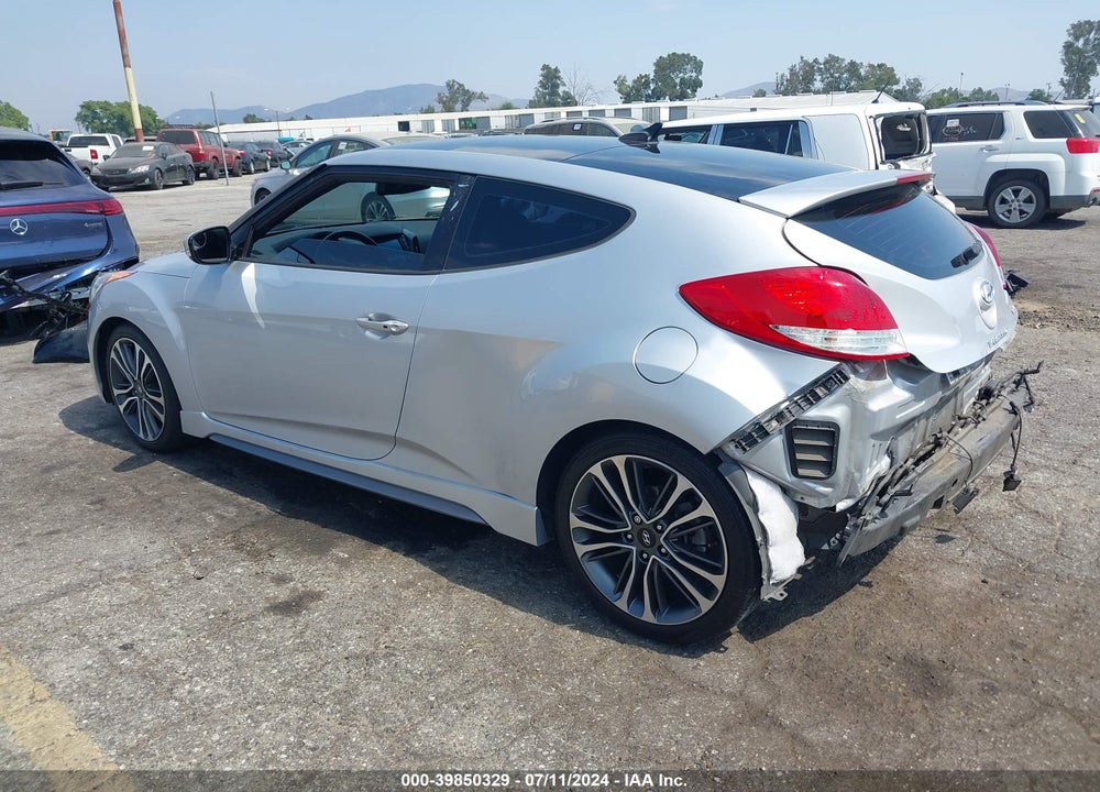 2016 HYUNDAI VELOSTER TURBO VIN: KMHTC6AE6GU260385