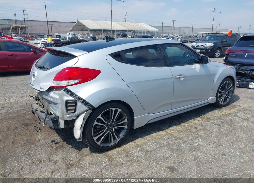 2016 HYUNDAI VELOSTER TURBO VIN: KMHTC6AE6GU260385