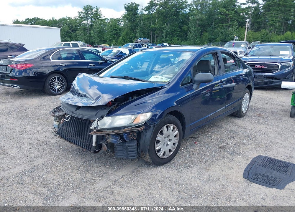 2010 HONDA CIVIC VP VIN: 19XFA1F36AE041935