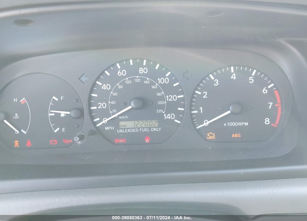 1999 TOYOTA CAMRY LE V6 VIN: 4T1BF22K5XU081996