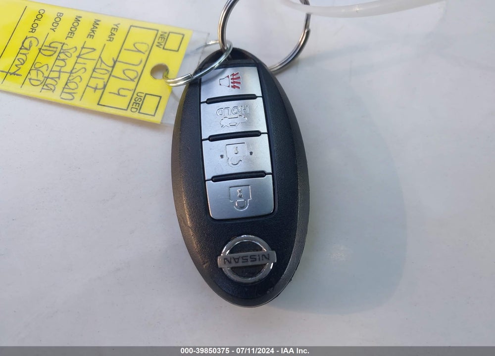 2017 NISSAN SENTRA SV VIN: 3N1AB7AP3HY378885