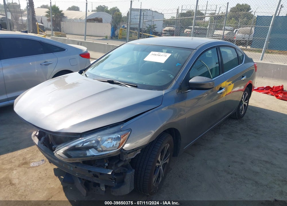 2017 NISSAN SENTRA SV VIN: 3N1AB7AP3HY378885