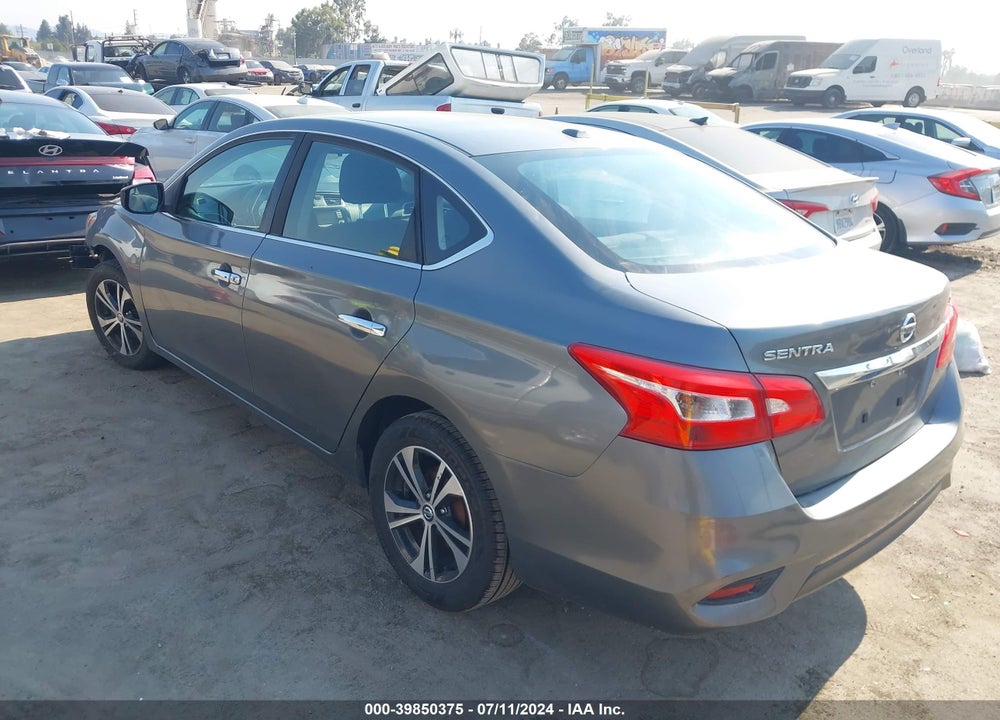 2017 NISSAN SENTRA SV VIN: 3N1AB7AP3HY378885