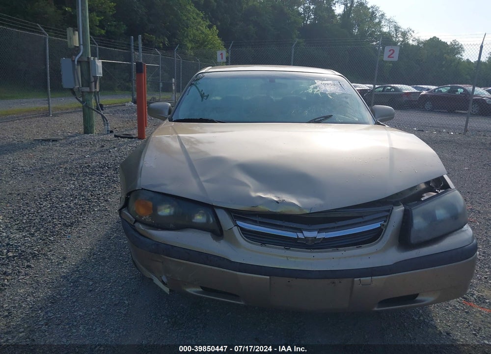 2005 CHEVROLET IMPALA VIN: 2G1WF52E159170405