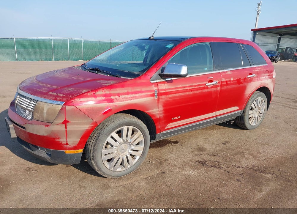 2010 LINCOLN MKX VIN: 2LMDJ8JC8ABJ02975