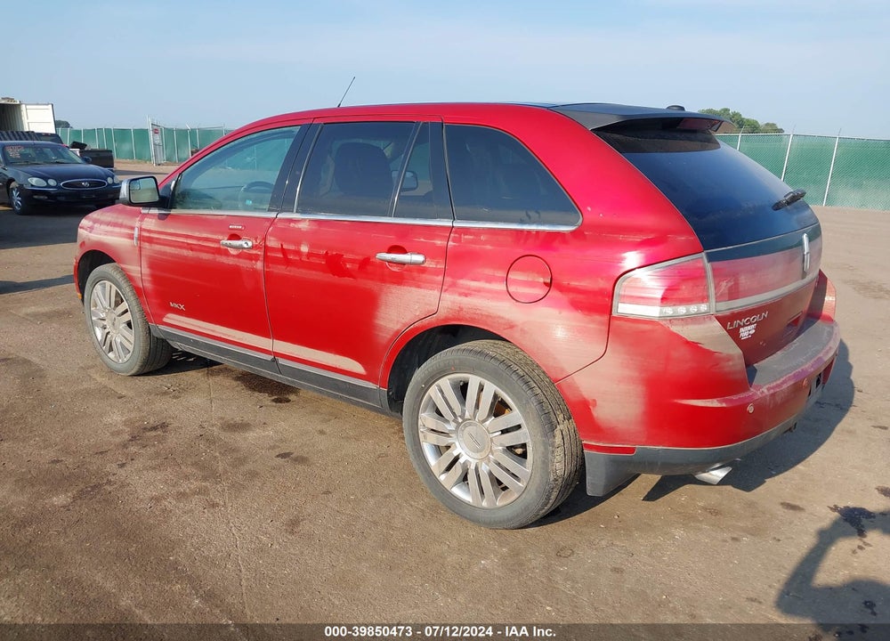 2010 LINCOLN MKX VIN: 2LMDJ8JC8ABJ02975