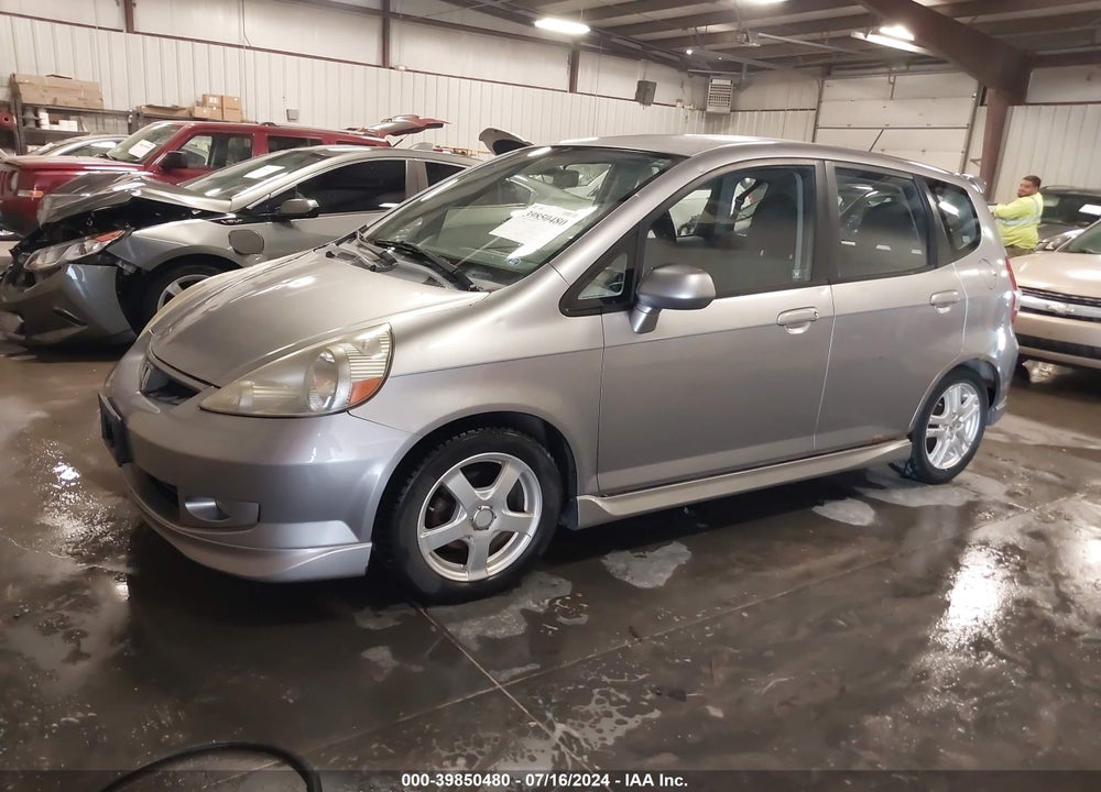 2007 HONDA FIT SPORT VIN: JHMGD38657S026796
