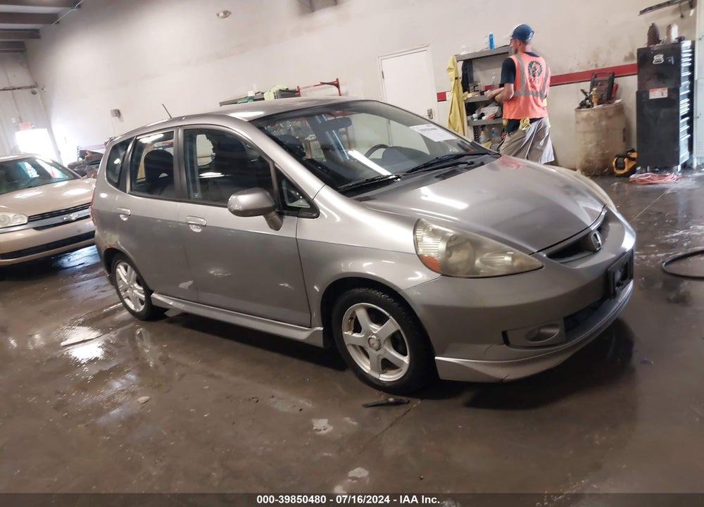 2007 HONDA FIT SPORT VIN: JHMGD38657S026796