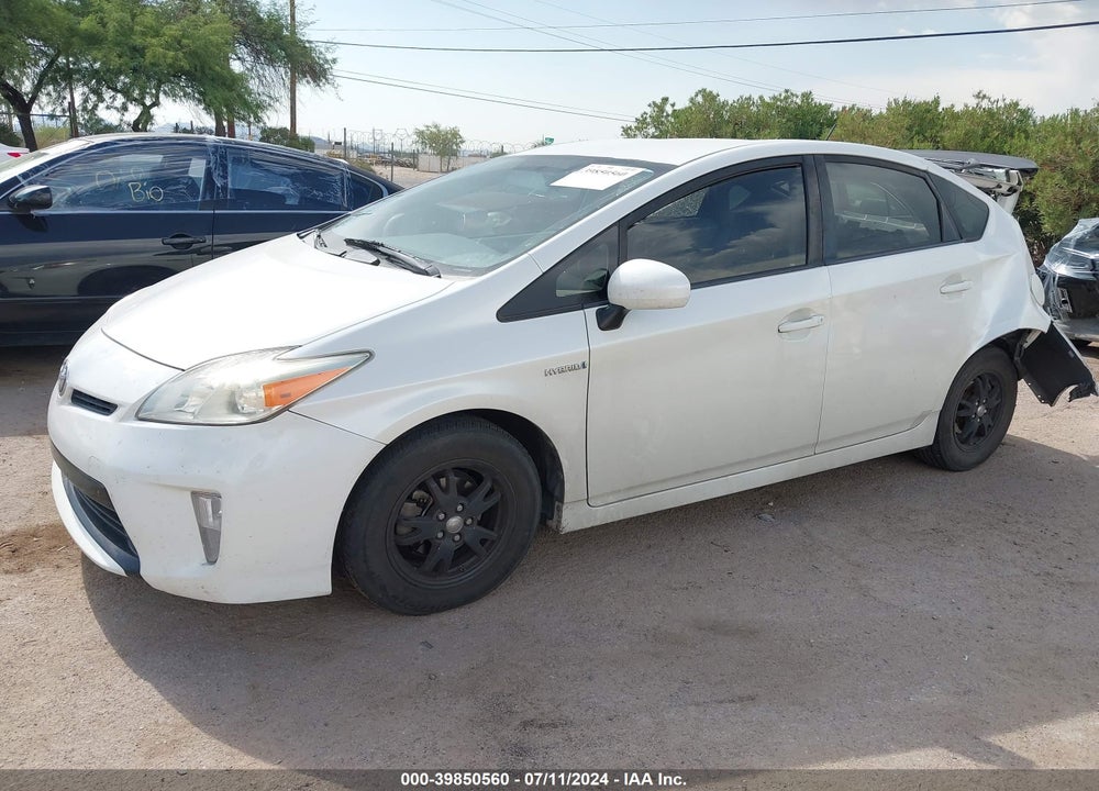 2014 TOYOTA PRIUS TWO VIN: JTDKN3DU1E1741445
